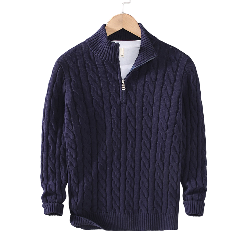 Jersey Premium Quarter-Zip | Old Money Comfort Edition