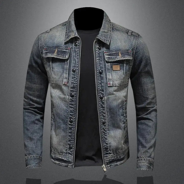 Pyery | Men’s Urban-Style Denim Jacket